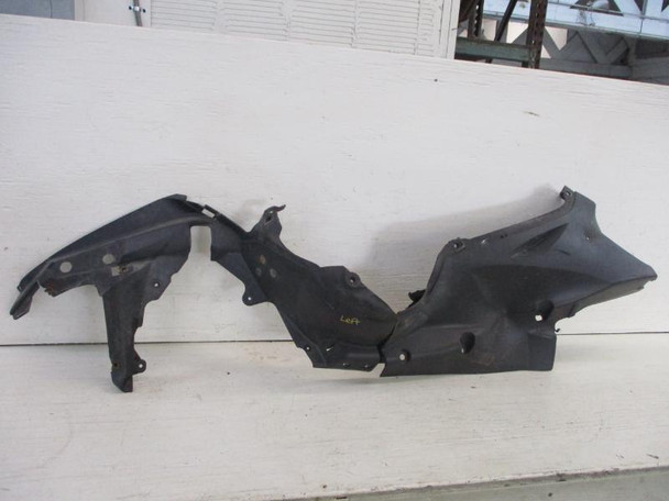 09 Yamaha RS Vector LTX Snowmobile Left Front Lower Body Cover Plastic Panel