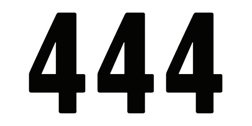 Factory Effex 3pk 4in Pro Number 4 Stickers Black 04-2574