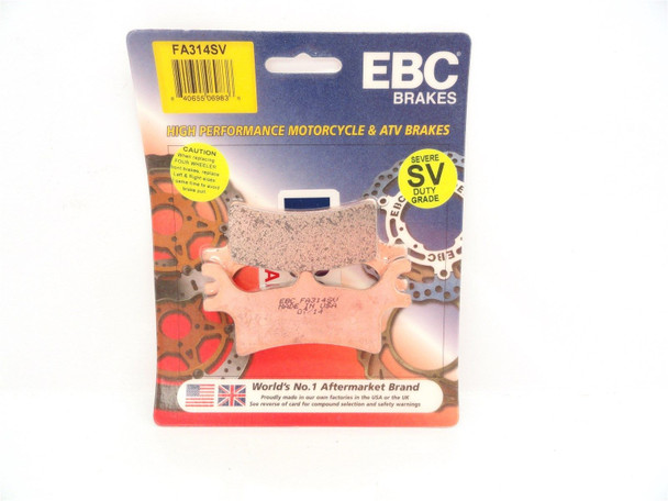 Severe Duty Rear Brake Pads Polaris 09-12 Sportsman 800 EFI 6x6  FA314SV
