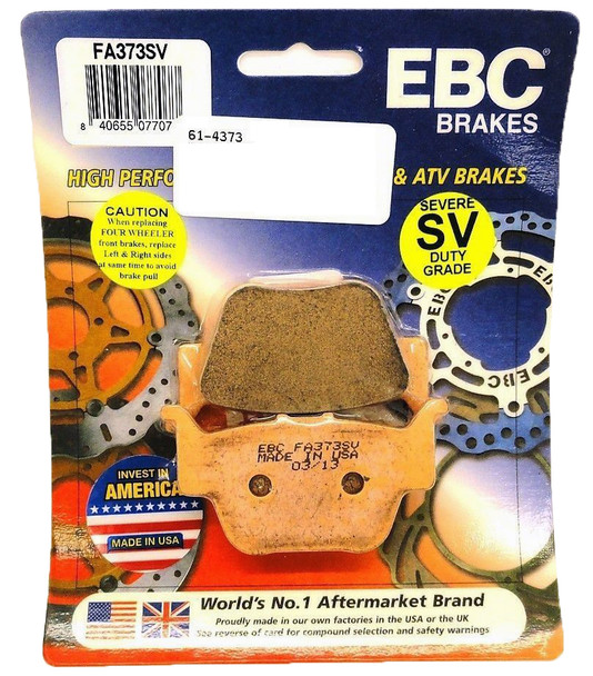 EBC Brake Pads Rear 2006-2015 for Honda Rincon 680 TRX680 TRX 680 FA FGA FA373SV