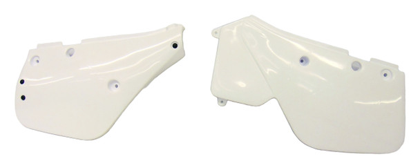 White Side Covers Panels Plastics fits Yamaha 1987 1988 87 88 YZ 125 YZ125