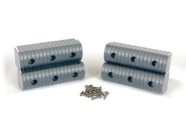 Caliber 4pk Grey 2in x 6in BunkWrap End Cap Kit 23053