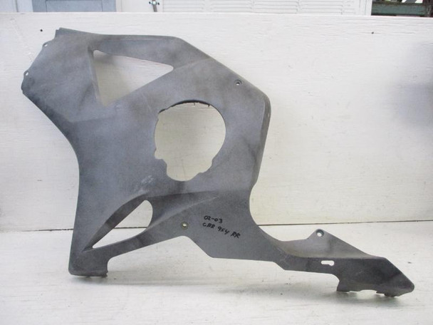 2002-2003 Honda CBR 954 954RR Left Lower Fairing Body Cowl Plastic H166