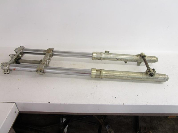 84 Honda CR 125 Front Forks Left Right 51400-KA3-731 1984