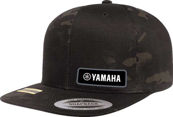 FX Yamaha Snapback Hat Camo Black 27-86204
