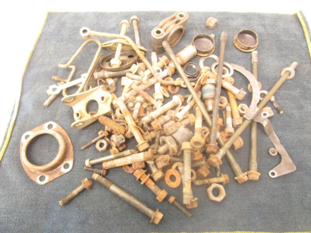 99 Yamaha YFM 350 Big Bear 2x4 Misc Chassis Frame Hardware 1987-1999