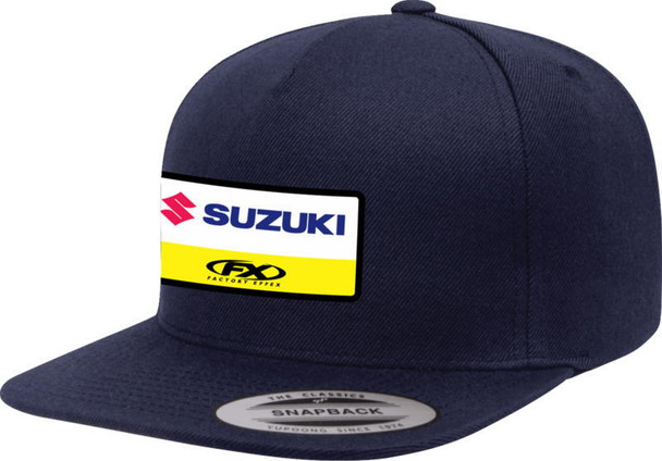 Factory Effex Suzuki Victory Snapback Hat Royal Blue 28-86402
