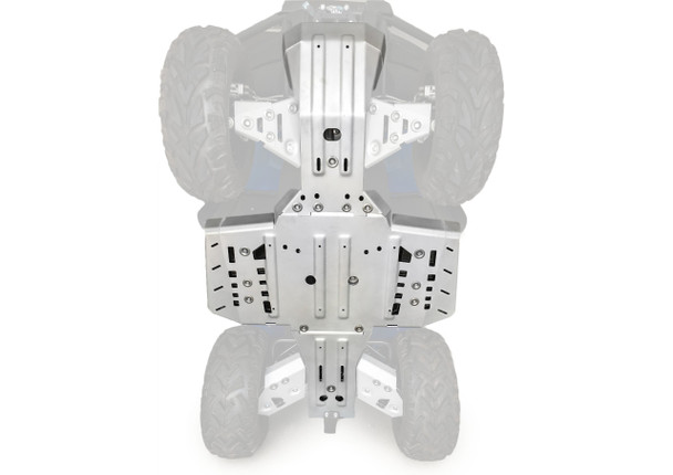 Rival Central Skid Plate Alloy 2444.8184.1 for CForce 400 500 EPS 22-25