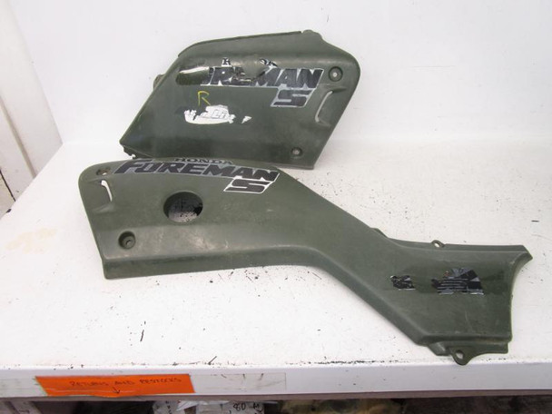 98 Honda TRX 450 FM Foreman Left Right Side Covers 83500-HM7-A00ZA 1996-2004
