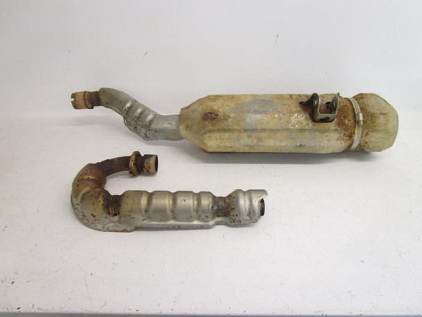 11 Honda TRX 420 FE Rancher OEM Exhaust Muffler Headpipe 18310-HP7-A01 2009-2013