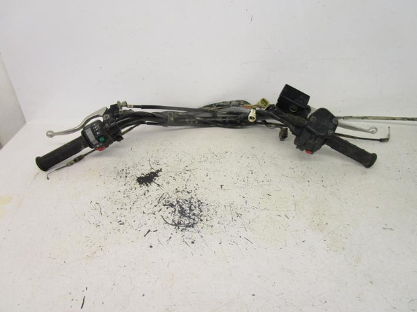 2002-2008 Yamaha YFM 660 Grizzly Complete HandleBars Throttle Switch Brakes