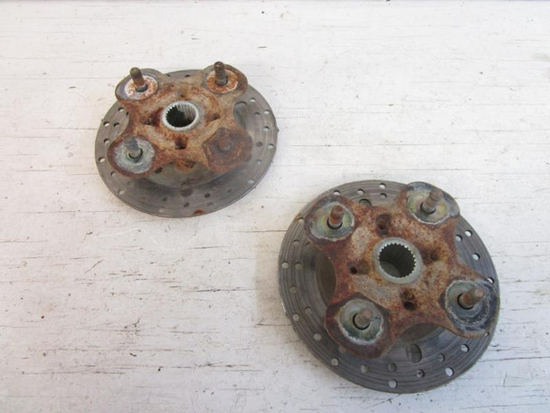 00 Yamaha YFM 400 Kodiak 2x4 Front Hubs 5GH-25111-00-00 2000-2001