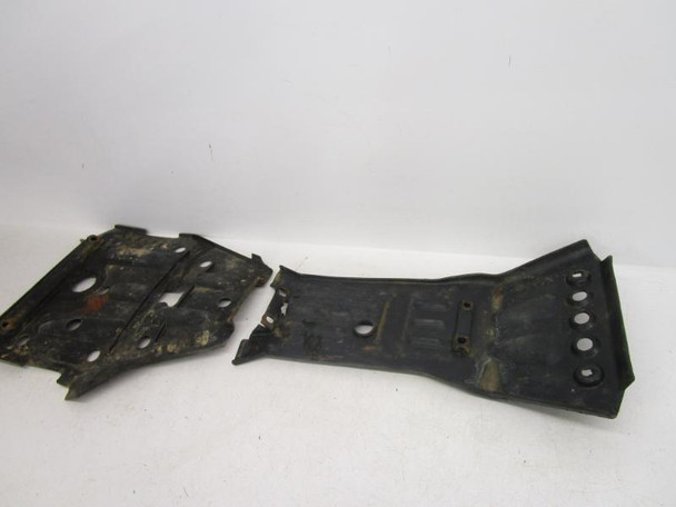 00 Yamaha YFM 400 Kodiak 2x4 Front Rear Skid Plate 5GH-2147E-00-00 2000-2001