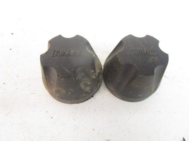 87 Yamaha YFM 100 Champ Wheel Hub Caps 52H-2512A-00-00 1985-1988