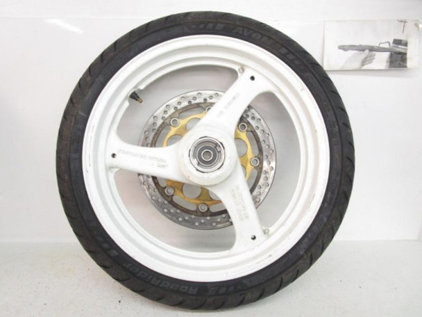 1991 Suzuki GS 500 E Front Wheel Rim 54111-34C00-28W 17x3.00" 1988-1995