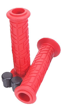 ATV Quad Grips Red 7/8" for Yamaha YFM200 225 250 350 400 Moto4 BigBear Kodiak