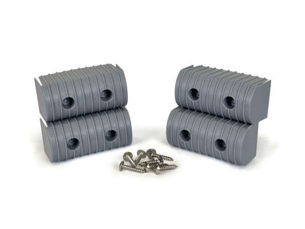 Caliber 4pk Grey 2in x 4in BunkWrap End Cap Kit 23051