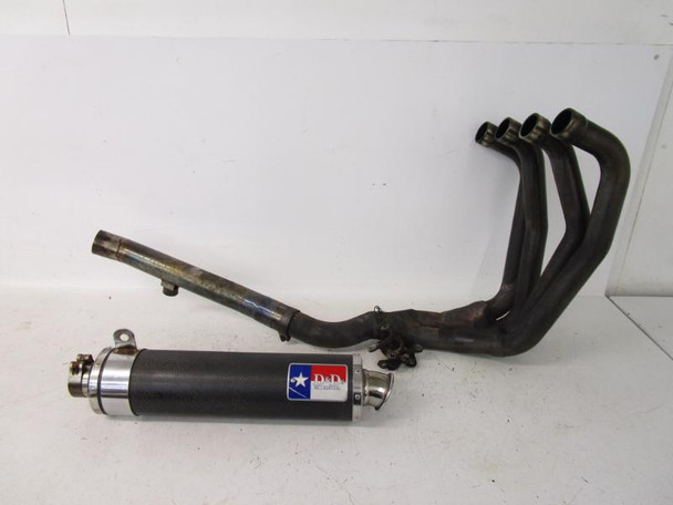 1993-2001 Kawasaki ZX11 D 1100 Ninja D&D Exhaust Muffler Carbon Fiber 4-1 Full
