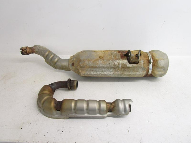 11 Honda TRX 420 FM Rancher Exhaust Muffler Headpipe 18310-HP7-A01 2009-2013