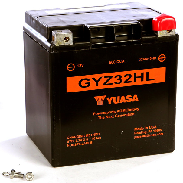 Yuasa AGM Maintenance-Free Battery GYZ32HL for Snowmobile