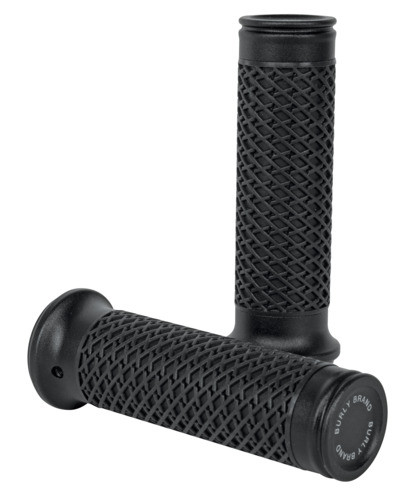 Slash Cut Grips 7/8" Black Burly Brand B16-1001B