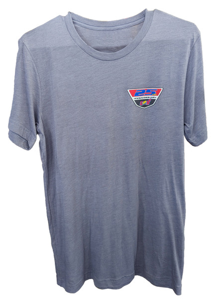 Cycles R Us 25th Anniversary Logo Gray Tee Shirt Small