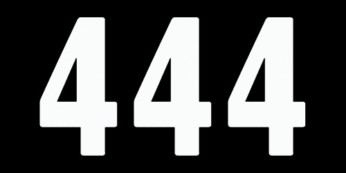 Factory Effex 3pk 7in Pro Number 4 Stickers White 02-4354