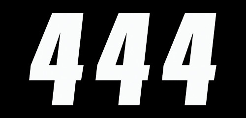 Factory Effex 3pk 6in Factory Number 4 Stickers White 08-90054