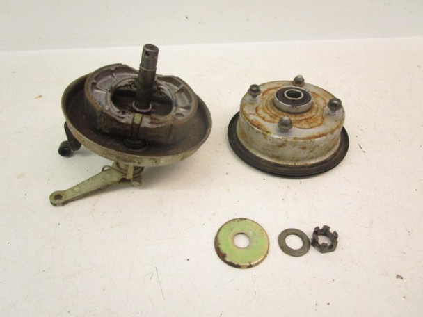 03 Suzuki LT 160 Quad Runner Left Knuckle Brake Panel Hub 51240-02C01 1994-2004
