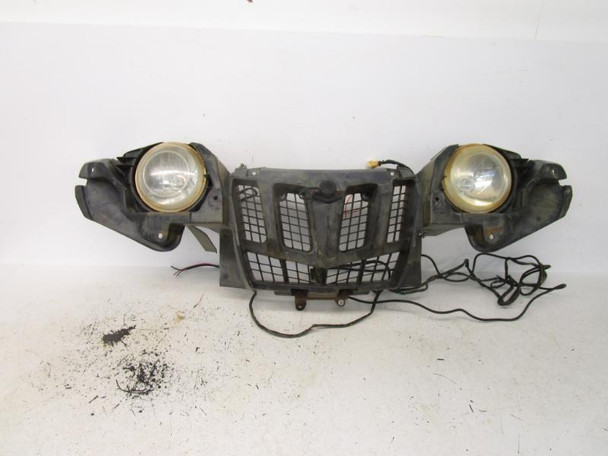 09 Yamaha YFM700 Grizzly EFI EPS Front Grill Headlight 3B4-28309-02-00 2007-2011