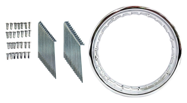 Kawaski KDX50 KDX 50 OEM Front or Rear Rim Spoke Set Wheel Assembly Kit 1.40x10