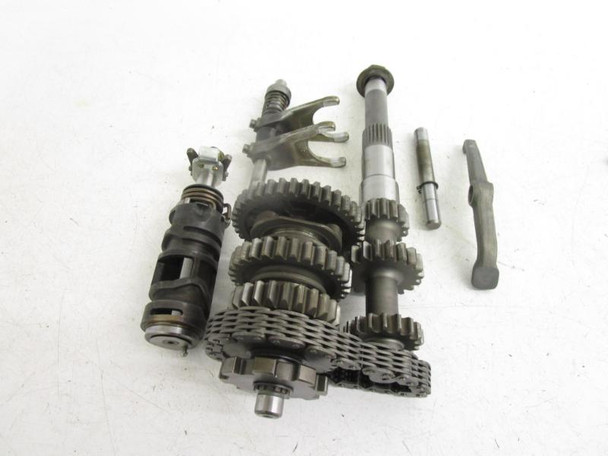 02 Yamaha YFM 660 Grizzly Transmission Trans 5KM-17681-00-00 2002 #2