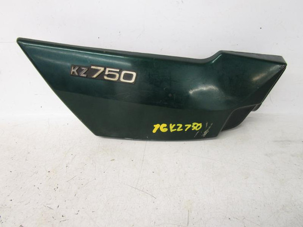 1976 76 Kawasaki KZ 750 Right Side Cover Green 36007-056-7X