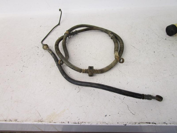 02 Yamaha YFM 660 Grizzly Front Brake Lines Hoses  5KM-25873-00-00 2002 #2