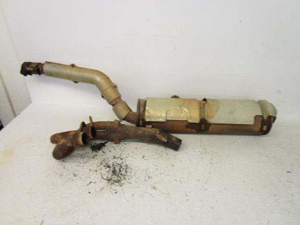 02 Yamaha YFM 660 Grizzly Exhaust Muffler Head Pipe 5KM-14711-10-00 2002-2008