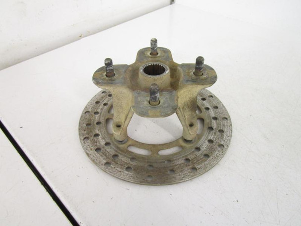 02 Yamaha YFM 660 Grizzly Front Wheel Hub 5KM-25111-00-00 2002 #2