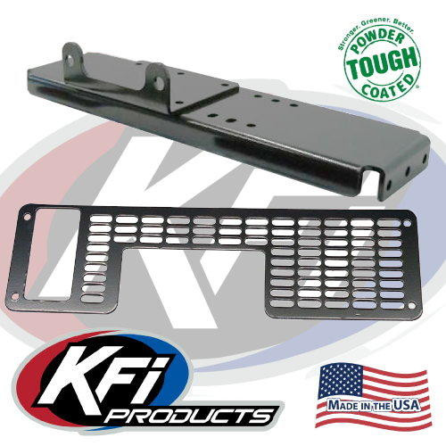 KFI Wide Winch Mount w Grill 100564K