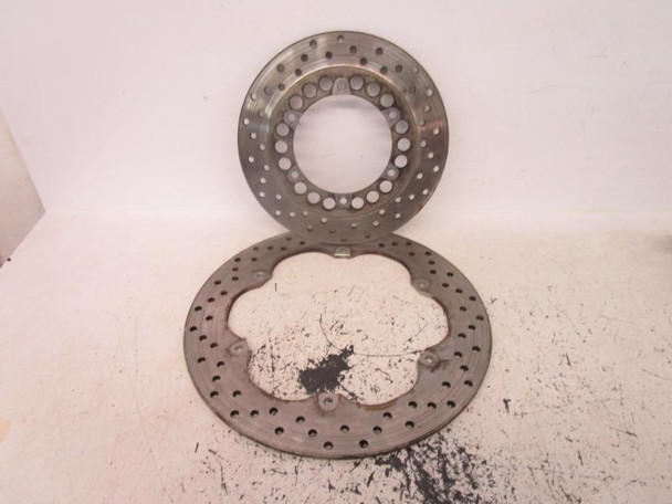 92 Yamaha XJ 600 Seca 2 II Front Rear Brake Rotors  4BP-2582T-00-00 1992-1998