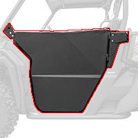 Rival Half Doors fits Can Am 2016-2025 Defender HD5 HD7 HD8 HD9 HD10 Pro HD10