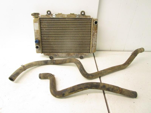 03 Yamaha YFM 450 Kodiak Radiator Cooler Lines Hoses 5ND-E240A-02-00 2003-2014
