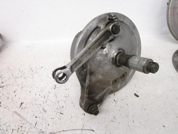 84 Honda VT 700 Shadow Rear Brake Plate 43100-MR1-670 1983-1985