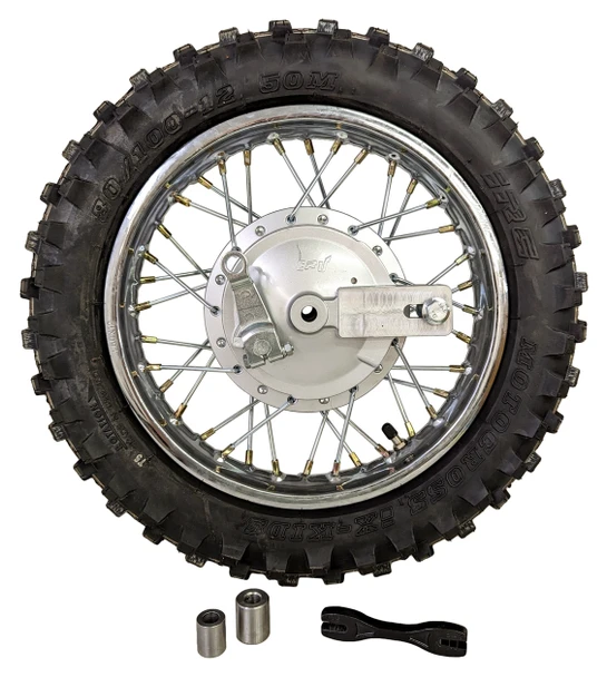 Complete Rear Rim Wheel Tire Brake Sprocket fits 2010-up Kawasaki KLX 110 KLX110