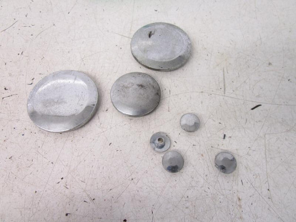 95 Kawasaki ZX 6E ZX600 Ninja Swingarm Frame Trim Caps 11012-1657 1990-2000