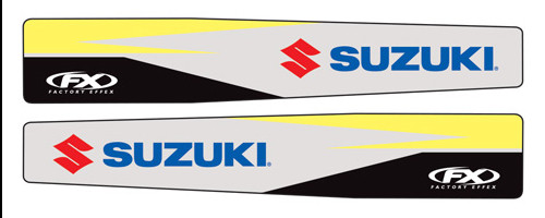 Factory Effex Swingarm Stickers 19-42432 for Suzuki RMZ250 19-25 RMZ450 18-25