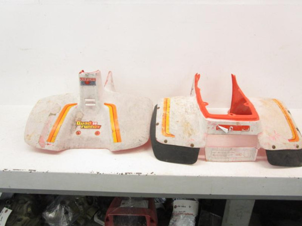 84 Suzuki LT 50 QuadRunner Front Rear Fenders 53111-04201-25G 1984-1985