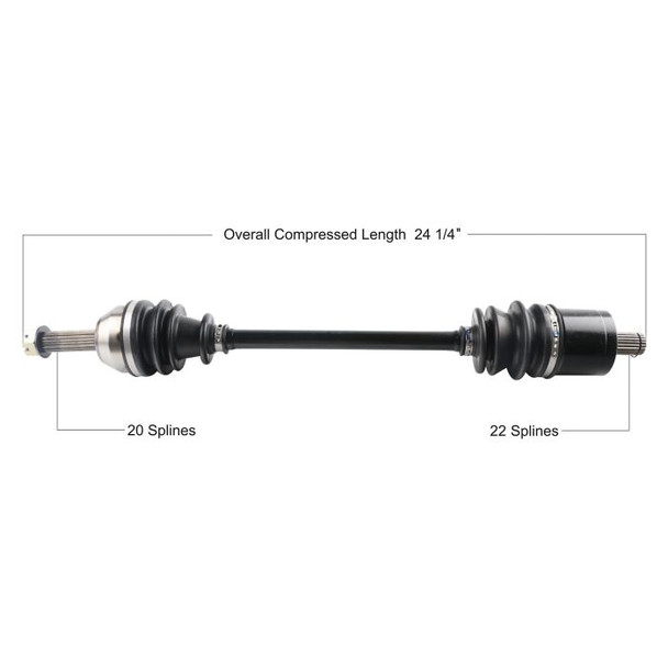 Tytaneum Front Left Right CV Axle POL-7072