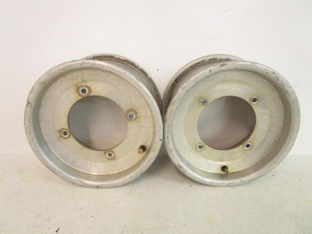 07 Polaris Outlaw 525 IRS OEM Front Wheel Rims 10x5 1521020 2007-2011