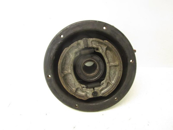 86 Honda TRX 125 Fourtrax OEM Rear Axel Brake Bearing Holder 42622-VM4-680 1986