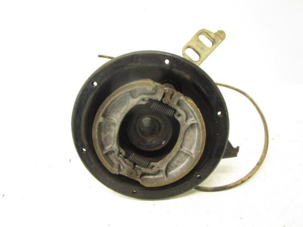 87 Honda TRX 125 Fourtrax OEM Rear Bearing Brake Holder 43100-HC3-000 1987-1988