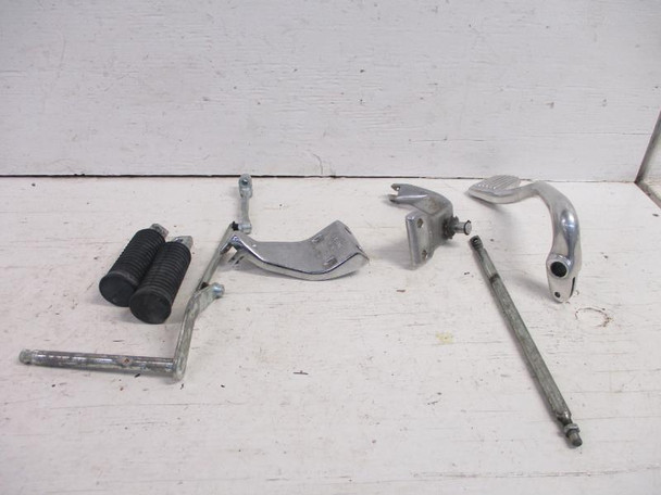 1991-2005 Harley Davidson Dyna FXD Mid Controls Left Right Brake Pedal Foot